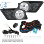 Pair of Fog Light Lamp Assembly w/Cover Bulb+Switch Kits for Dodge Charger (2011–2014)