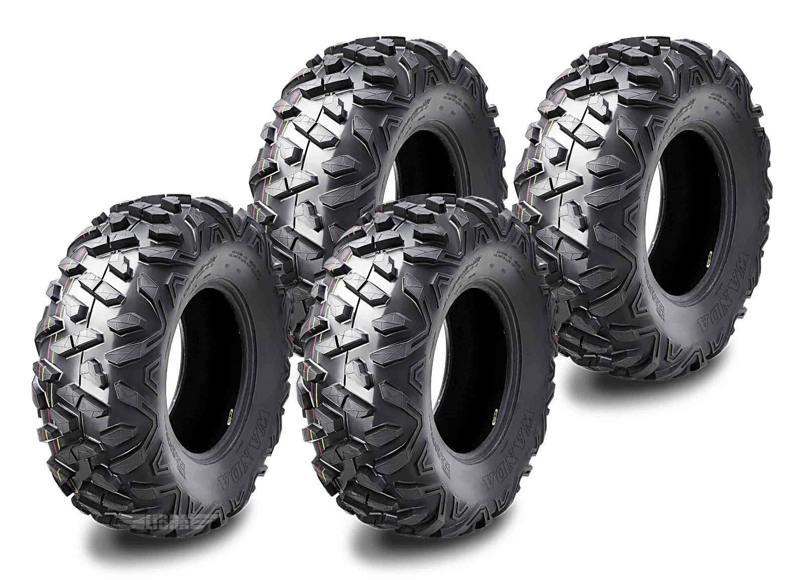 Set of 4 Wanda UTV ATV Tires 27x9-12 for Can-Am Maverick 1000R (2016)