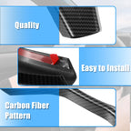 Carbon Fiber Pattern Steering Wheel Cover Trim for Mercedes Benz 