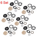 Set of 6 Carburetor Repair Kits for Zama RB-42 Stihl 08 08S 070 090 TS350 TS360