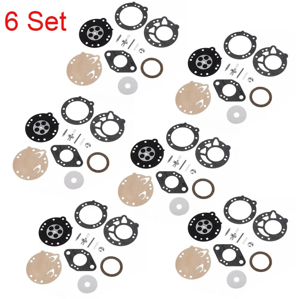 Set of 6 Carburetor Repair Kits for Zama RB-42 Stihl 08 08S 070 090 TS350 TS360