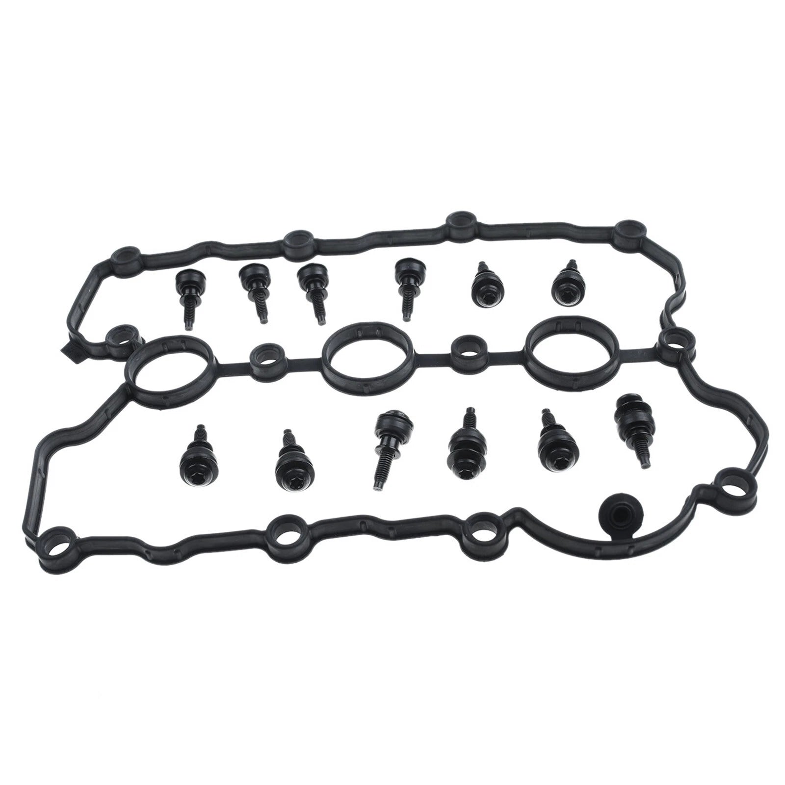 Left Engine Valve Cover with Gasket for Audi A4 A6 Quattro V6 (2005–2011)