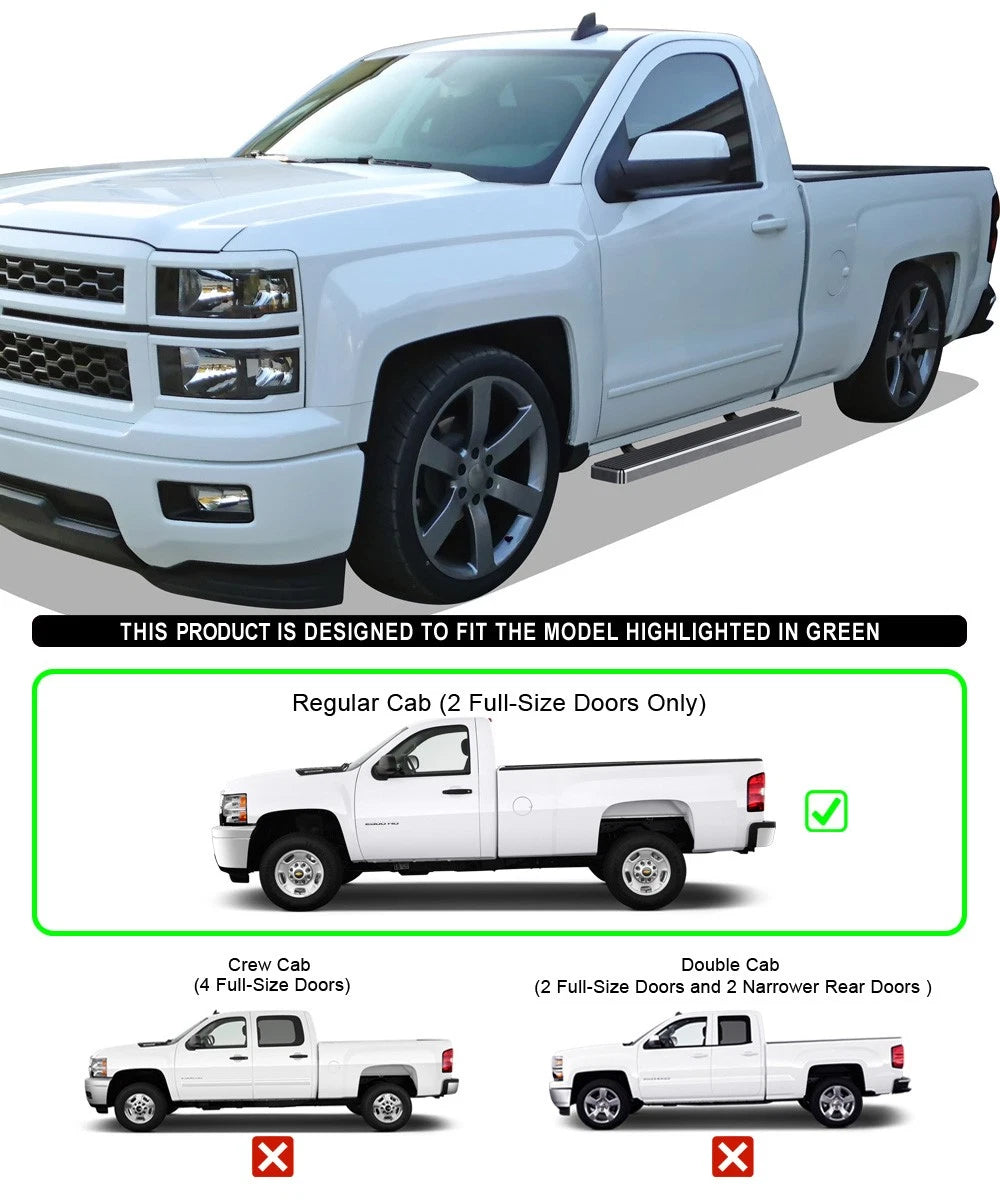 Running Boards for Chevrolet Silverado GMC Sierra (2007-2018)
