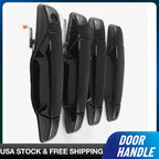 Set of 4 Exterior Door Handles for Chevy Silverado Tahoe GMC Sierra