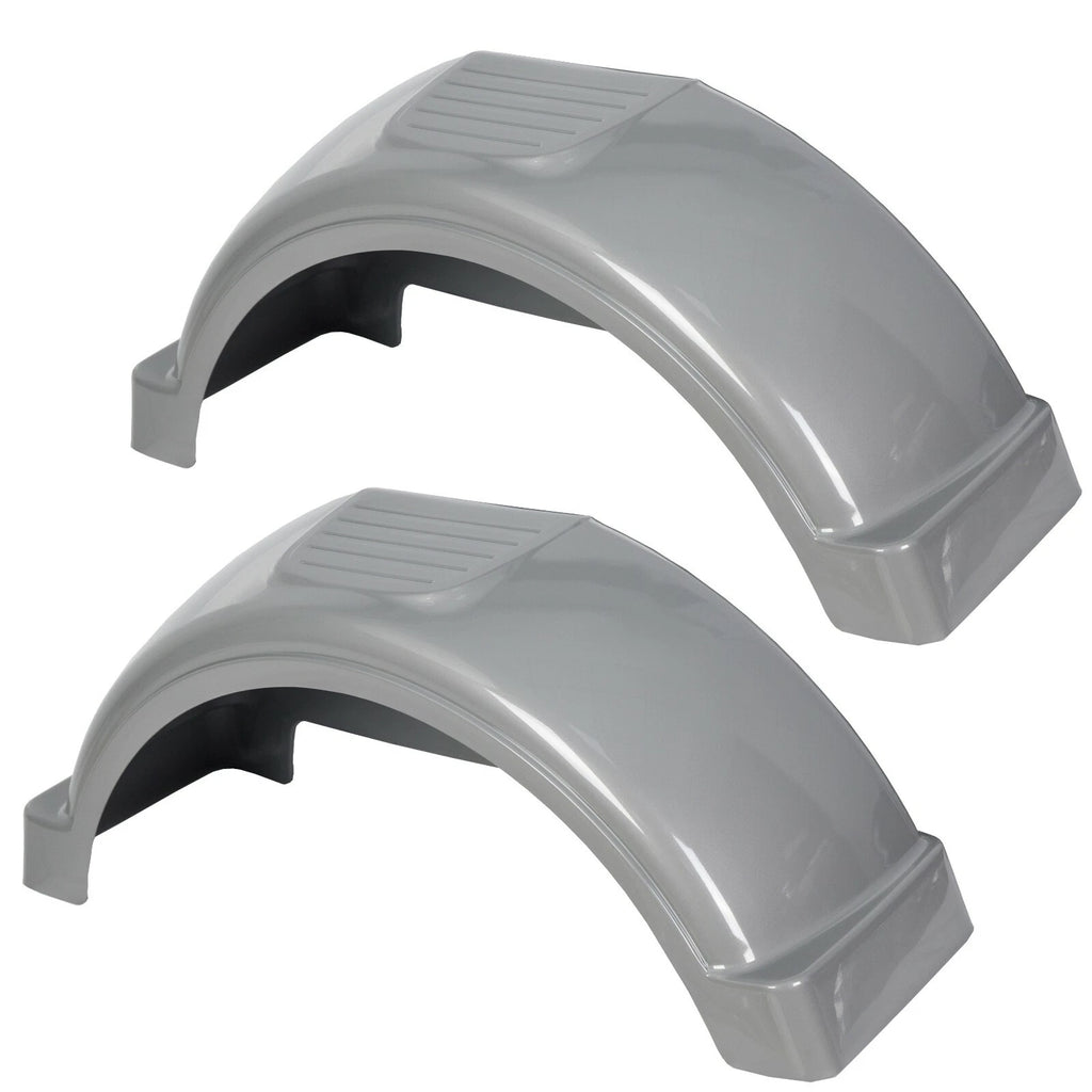 Set of 2 Single Axle Trailer Fenders for 13" Wheels (Fits Various Models)