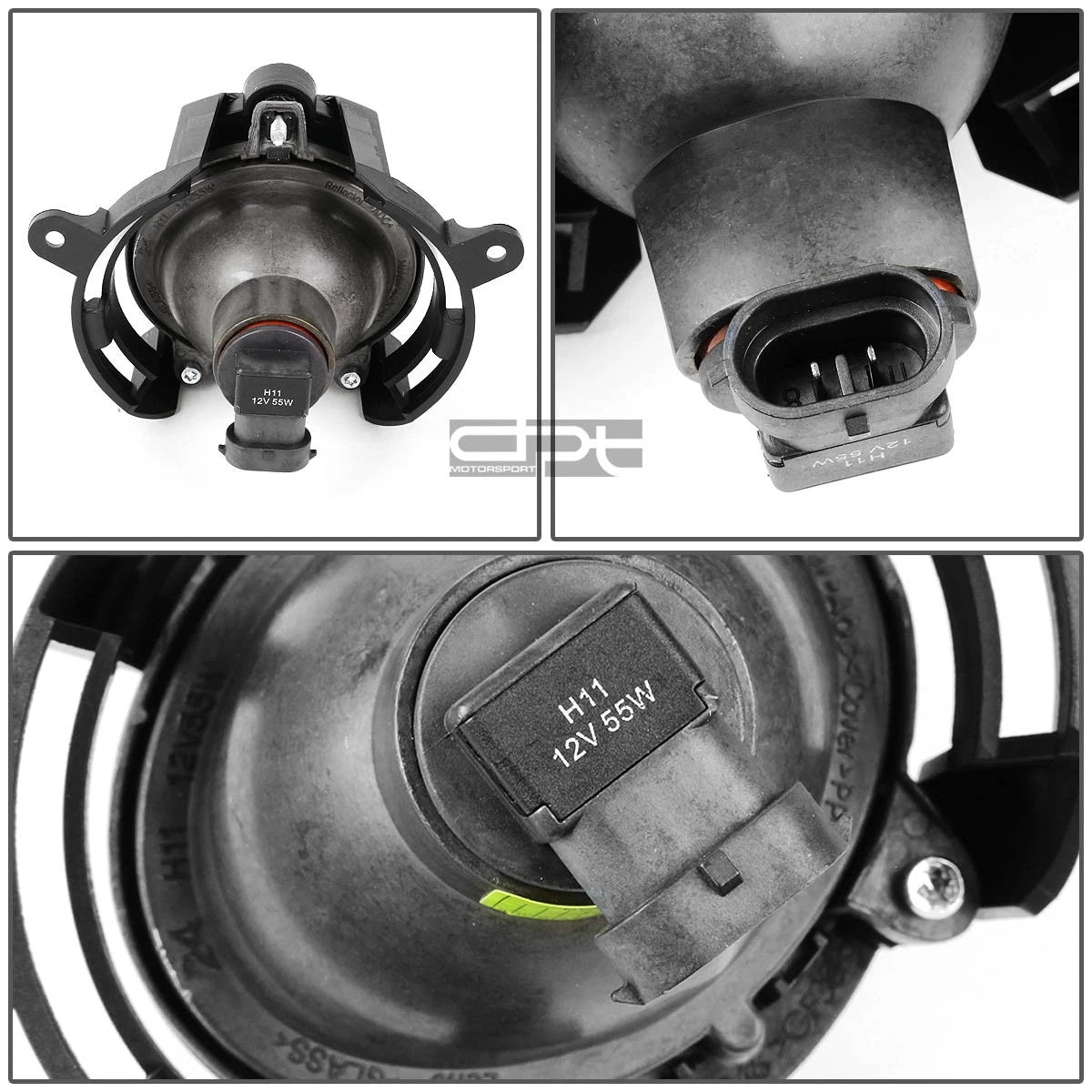 Smoked Lens Front Projector Fog Light Lamps for Cadillac CTS, Chevy Malibu (2008–2013)