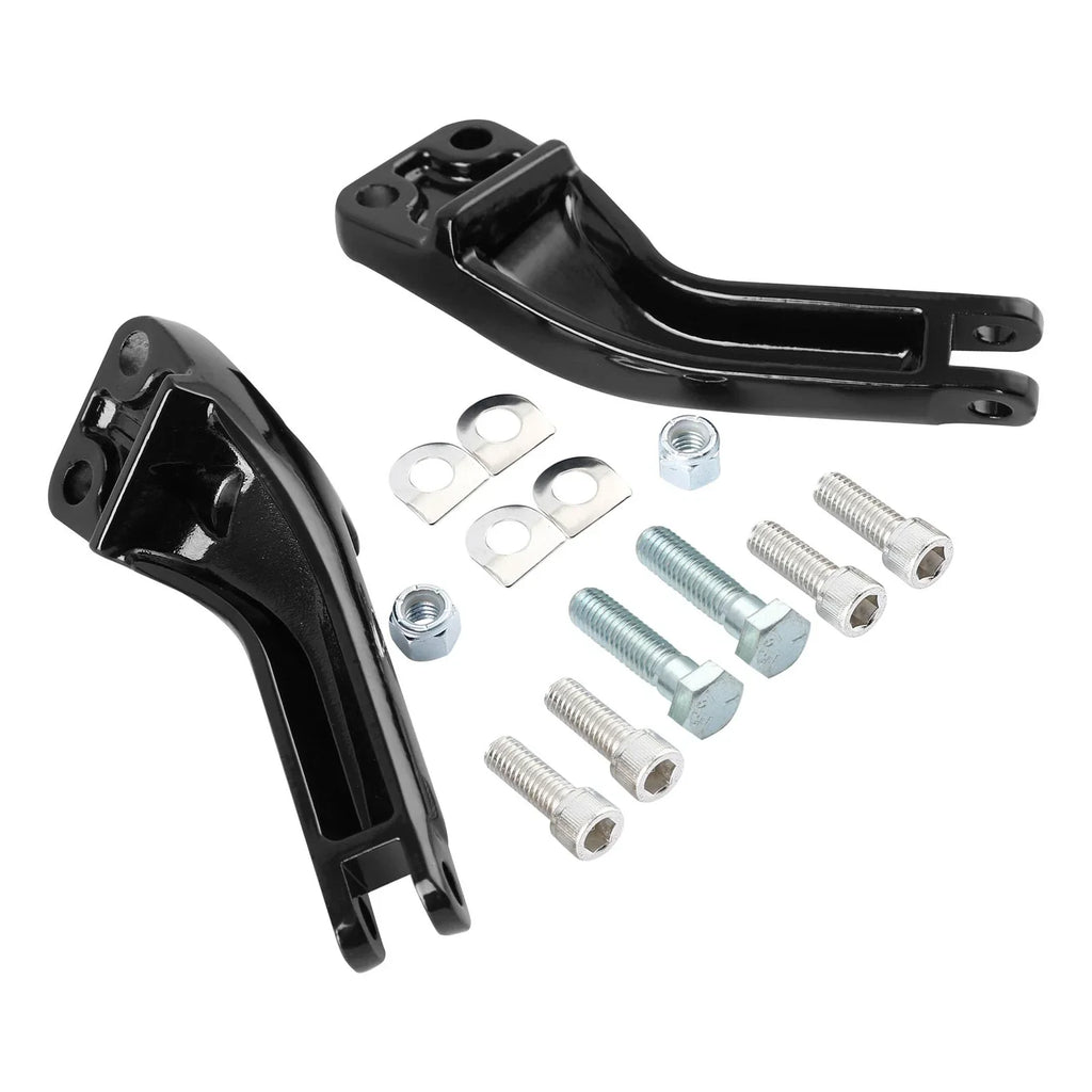 Passenger Foot Peg Mount Brackets for Harley Dyna FXDF FXDL FXDC FXDWG (2006-2017)