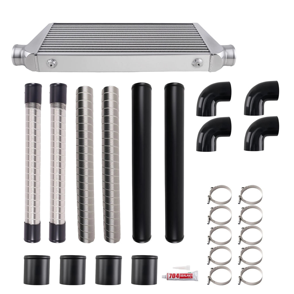 3" Intercooler + Turbo Intercooler Pipe Kit for Universal