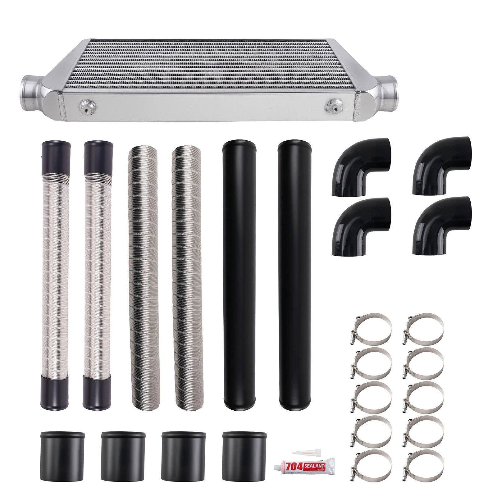 3" Intercooler + Turbo Intercooler Pipe Kit for Universal