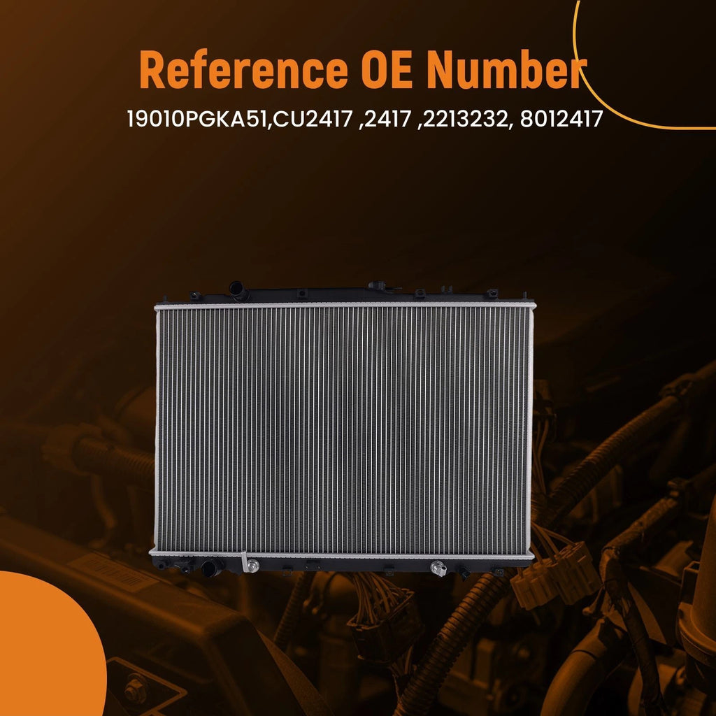 Coolant Radiator Assembly for Acura MDX 2001–2002 (3.5L)
