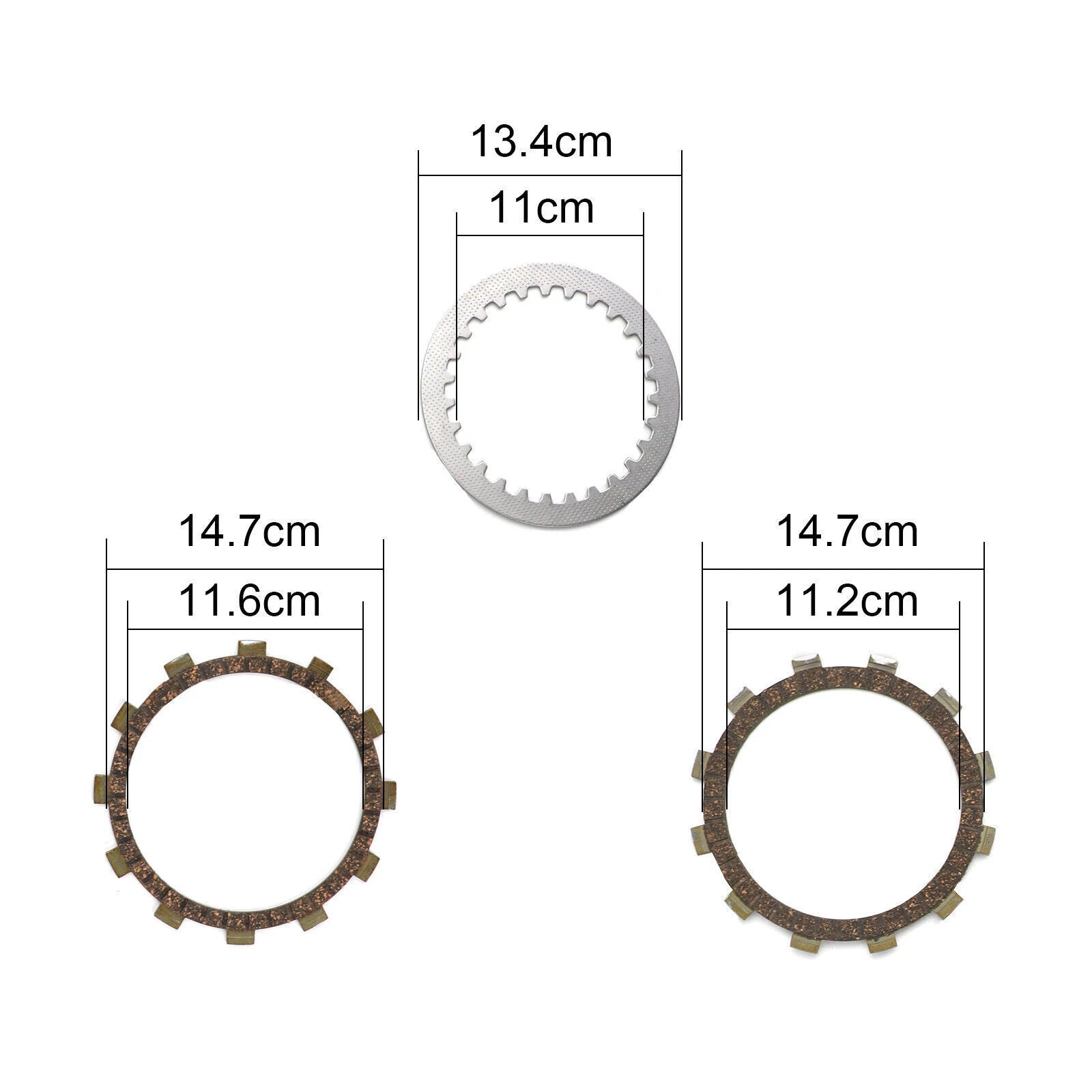 Clutch Kit for Yamaha TT600 XT400 XT500 XT600 SRX400 (1980–2000)