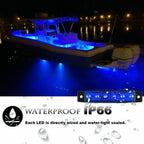 Boat Deck Lights LED Cabin Courtesy Light PC Lens ABS Housing for Marine Boat