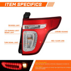 Right Side Tail Light Lamp for Ford Explorer Police Interceptor (2011–2015)
