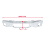 Split Style Front Bumper for Ford F-150 (2009-2015) Steel Chrome