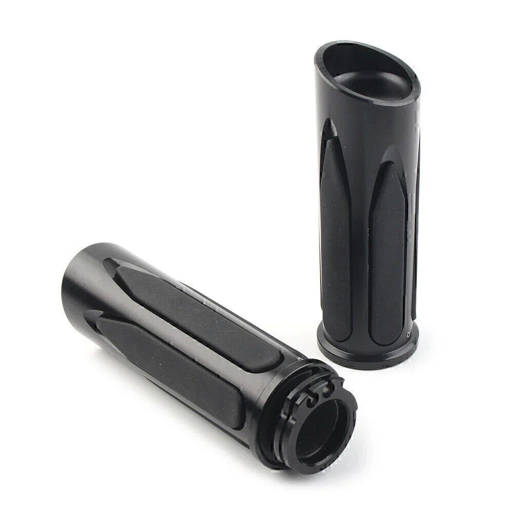 Black Soft Touch Hand Grips for Harley Touring Street Road Glide (2009-2023)