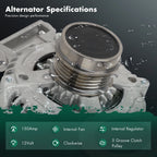 Alternator for Chevrolet Impala (2014–2019) 2.5L 11682N 11682