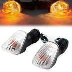 2X White Motor Rear Turn Signal Lights for Kawasaki Ninja ZX-6R ZX-6RR (2000–2009)