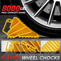 Stackable Wheel Chock with Handle for Universal Use (8000 lbs Capacity)