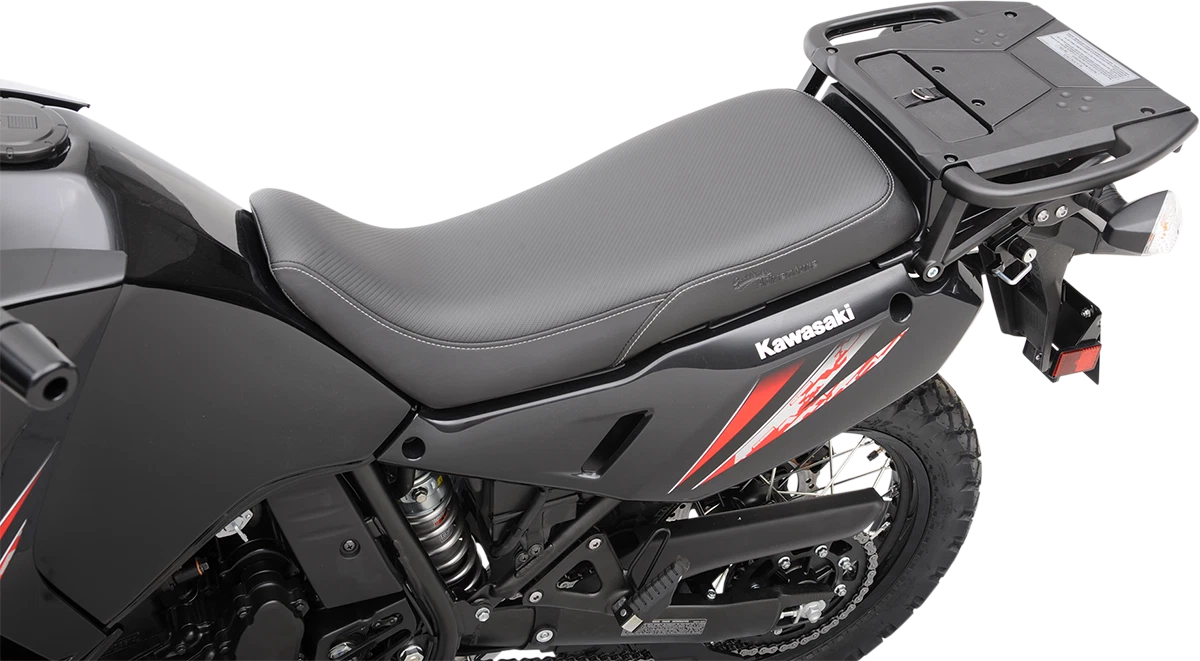 SADDLEMEN Adventure Tour Seat for KLR 650 (One-Piece, Low, Stitched, Black)