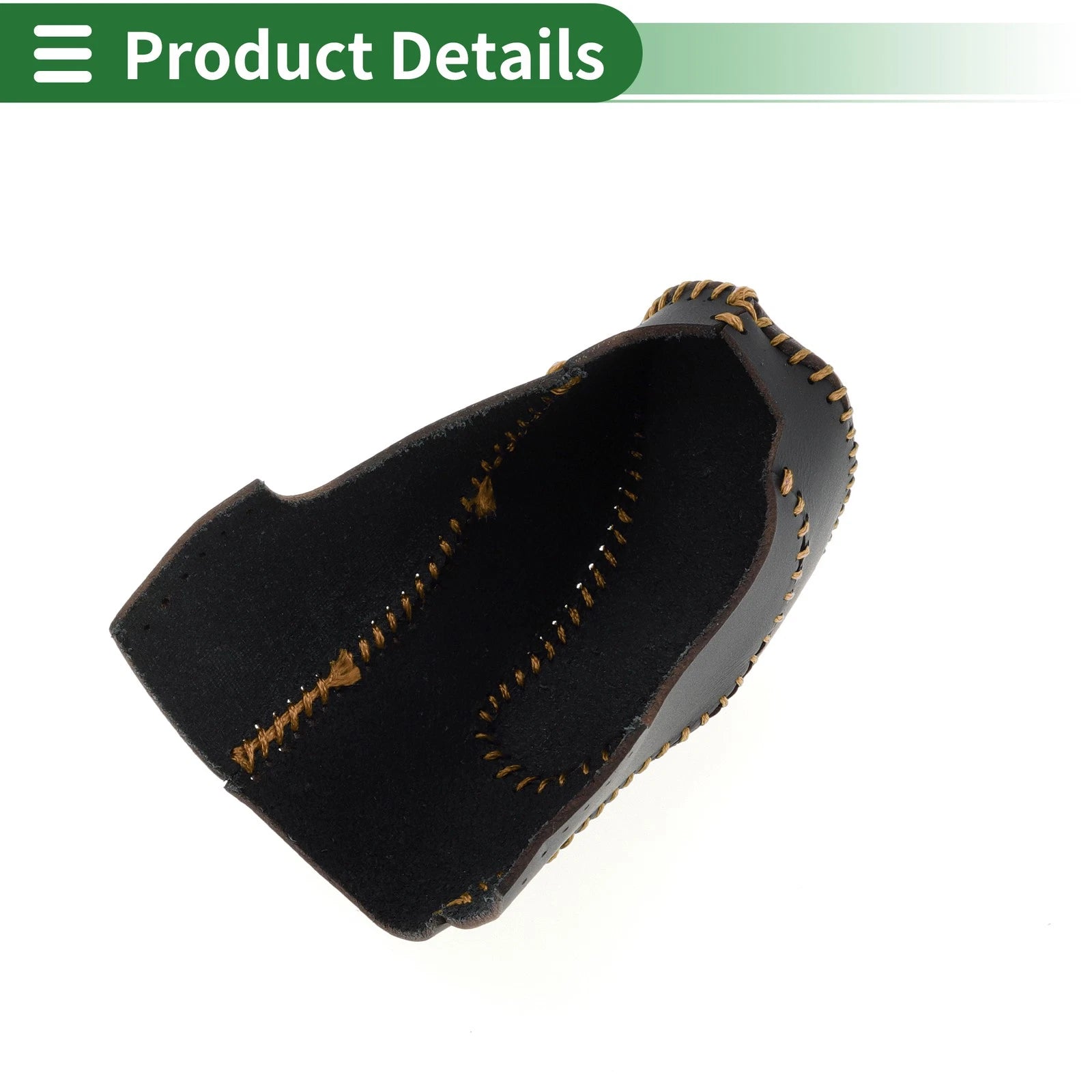 Gear Shift Knob Cover for Subaru Forester (2018–2023) Black Brown Faux Leather