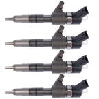 4X Fuel Injectors 0445110507 for Yanmar Engine 3.3L (4TNV88C, 4TNV98, 4TNV98-CWBV)