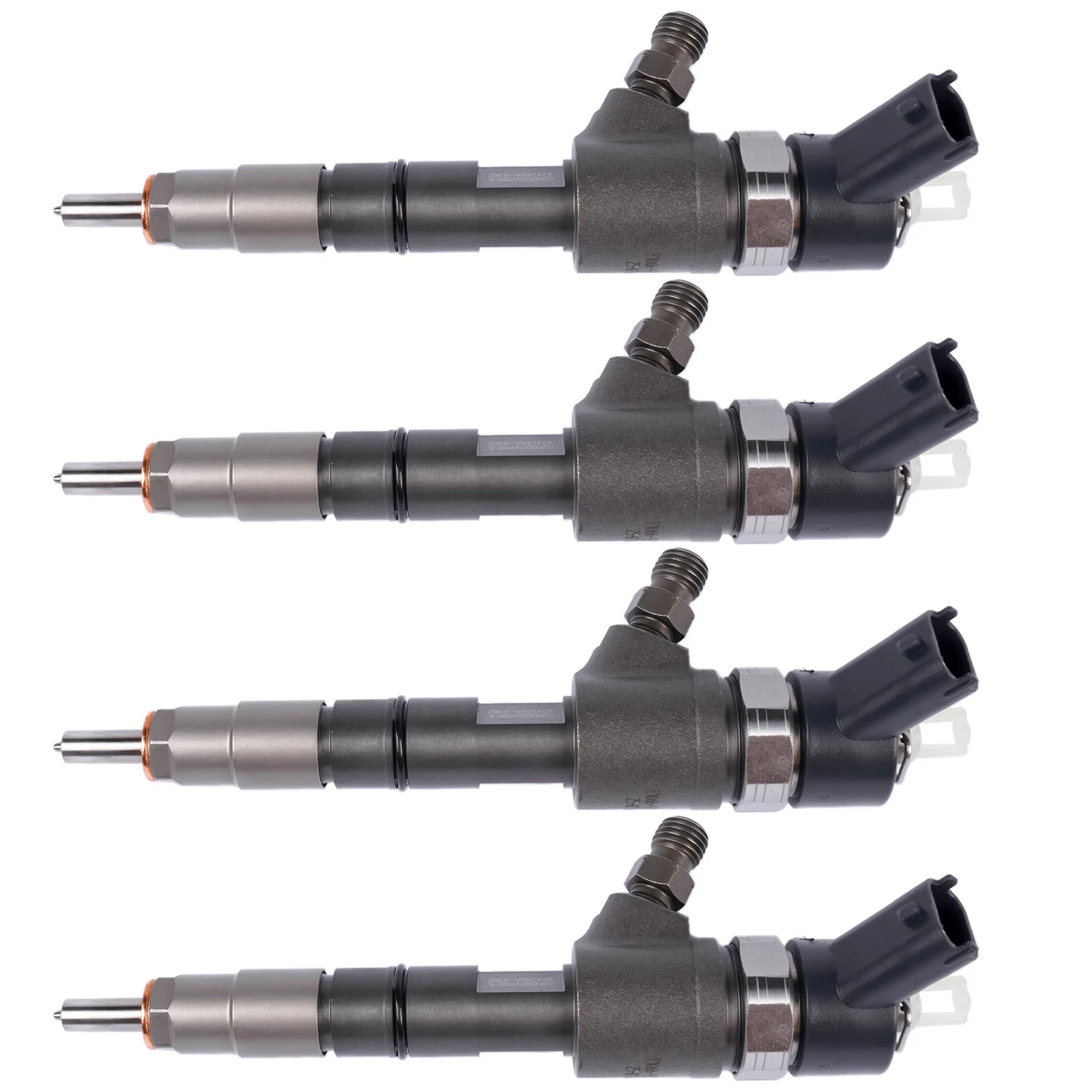 4X Fuel Injectors 0445110507 for Yanmar Engine 3.3L (4TNV88C, 4TNV98, 4TNV98-CWBV)