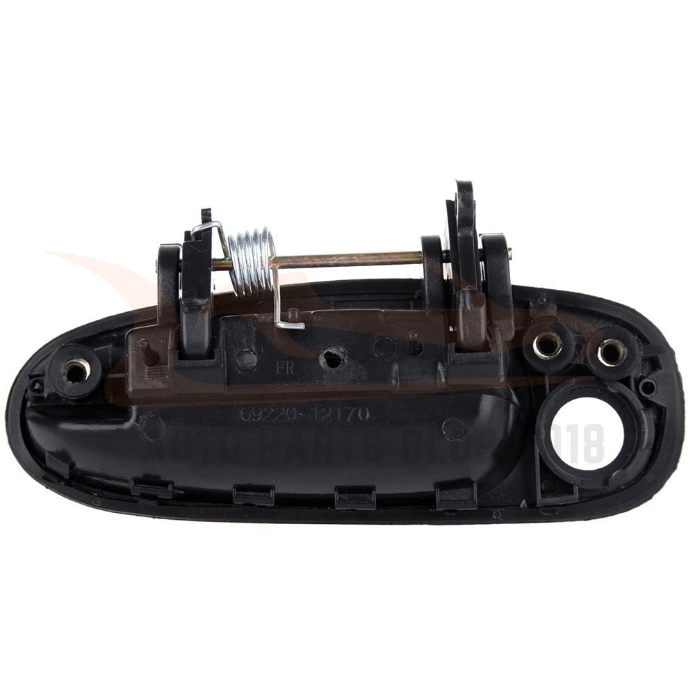 Door Handle for Toyota Corolla Prizm (1993–1997) Black Exterior Front Right