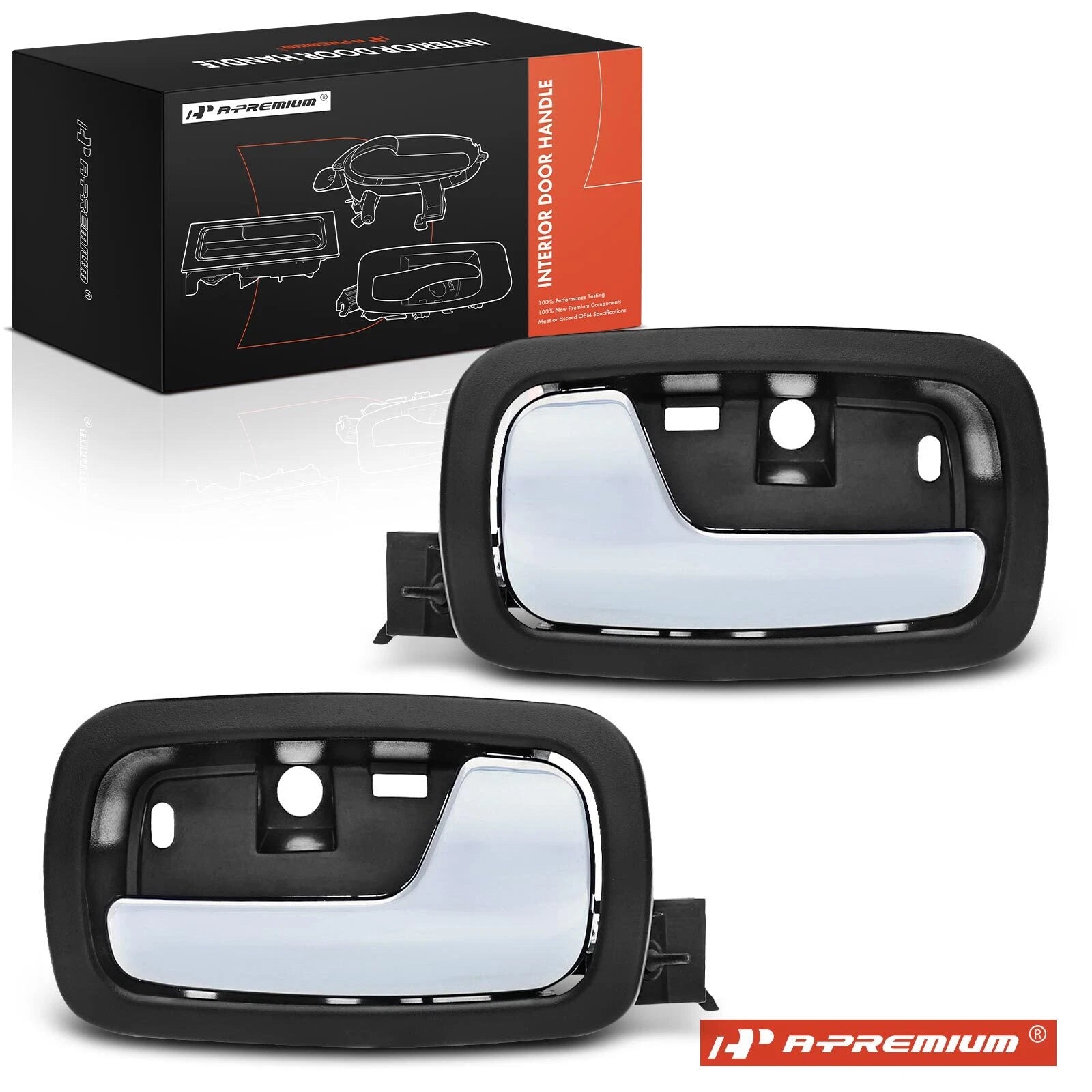 2X Front Interior Door Handle for Chevy Cobalt Pontiac G5 (2005–2010)