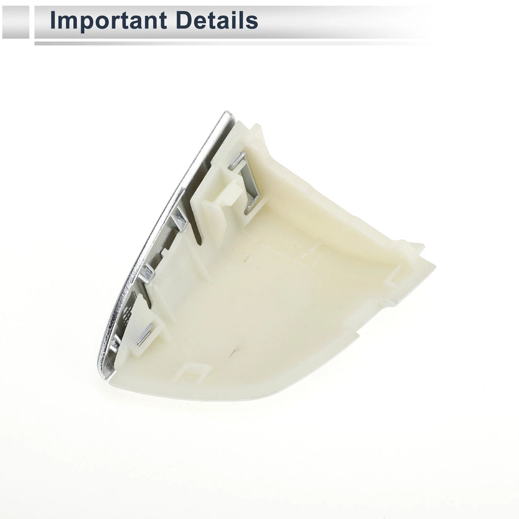 Front Left Door Handle Lock Cylinder Cover for Volkswagen Sagitta (White)