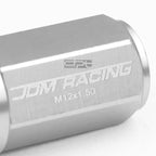 20x M12x1.5 53mm Tall Silver Aluminum Lug Nuts for JDM Vehicles