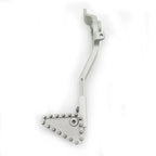 CNC Adjustable Foot Brake Lever for BMW R1200GS LC (2013–2016) / Adventure (2014–2016) Silver