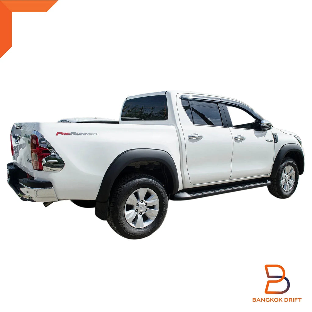 6" Matte Black Fender Flares for Toyota Hilux Ute Revo SR5 (2015-2018)