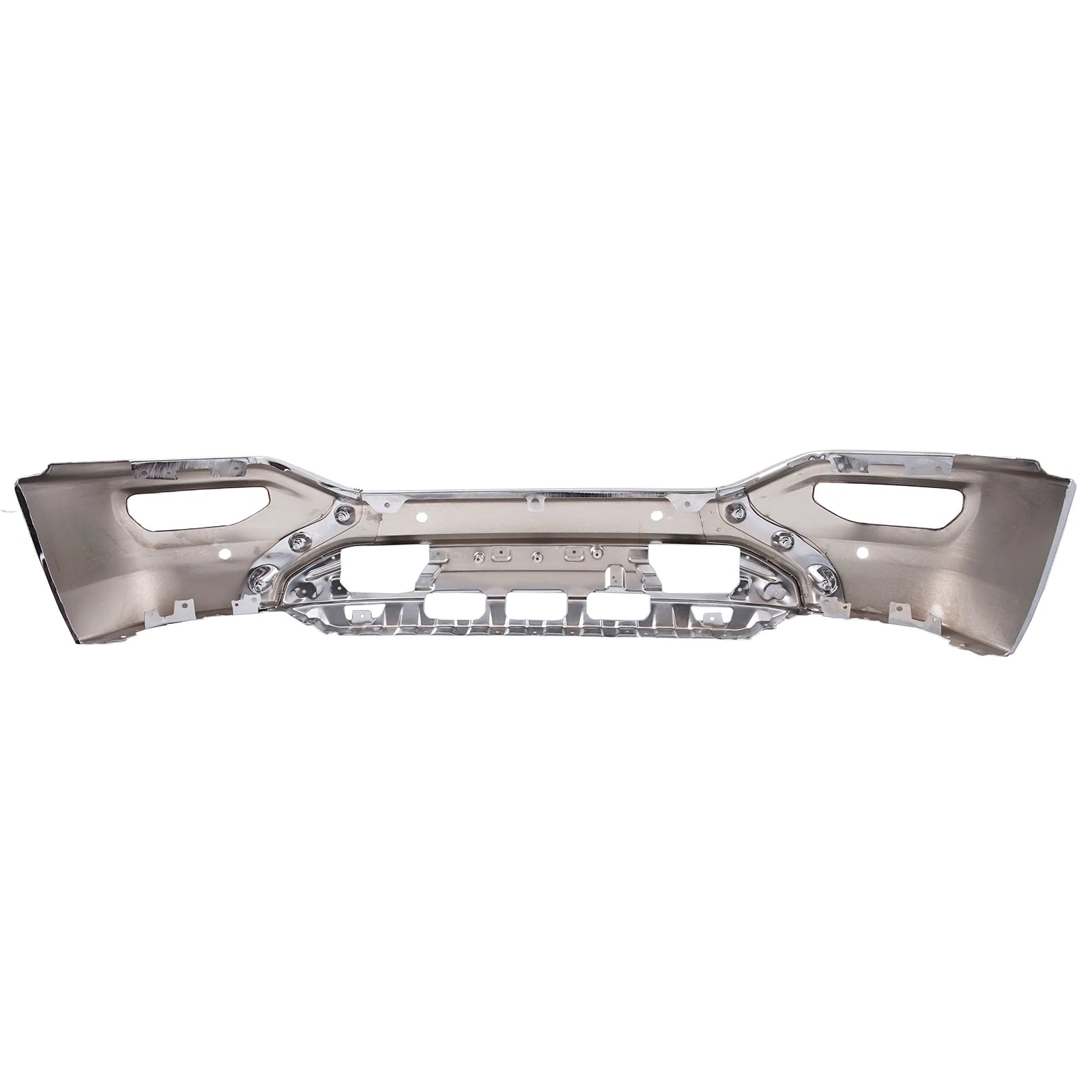 Chrome Front Bumper Face Bar with Sensor Holes for GMC Sierra 1500 (2016–2018)