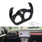 13" U-Shape Flat Drift Racing Steering Wheel for Universal Fit