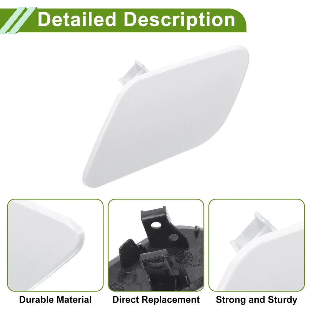 Washer Nozzle Cover for Porsche Cayenne 92A (2011-2018) - White Cap