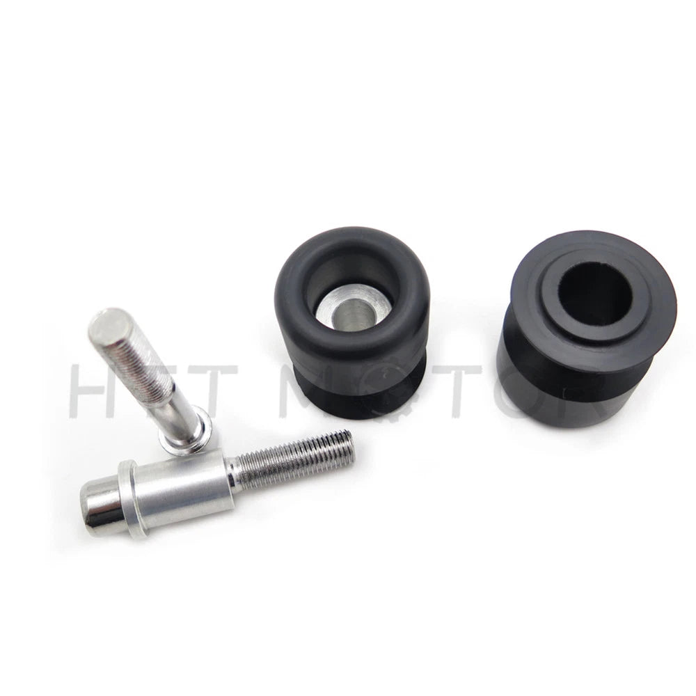 Black Swingarm Spools 10mm for Kawasaki Ninja Z1000, ER-6N, EX250F, EX650, ZRX1100