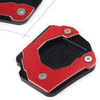 Kickstand Foot Side Stand Extension Pad for BMW F800 GS/ADV (2015–2017) Red