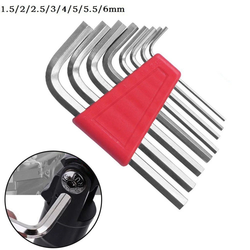 8pcs Metric Hex Wrench Set L Keys for Automotive and Home Repair