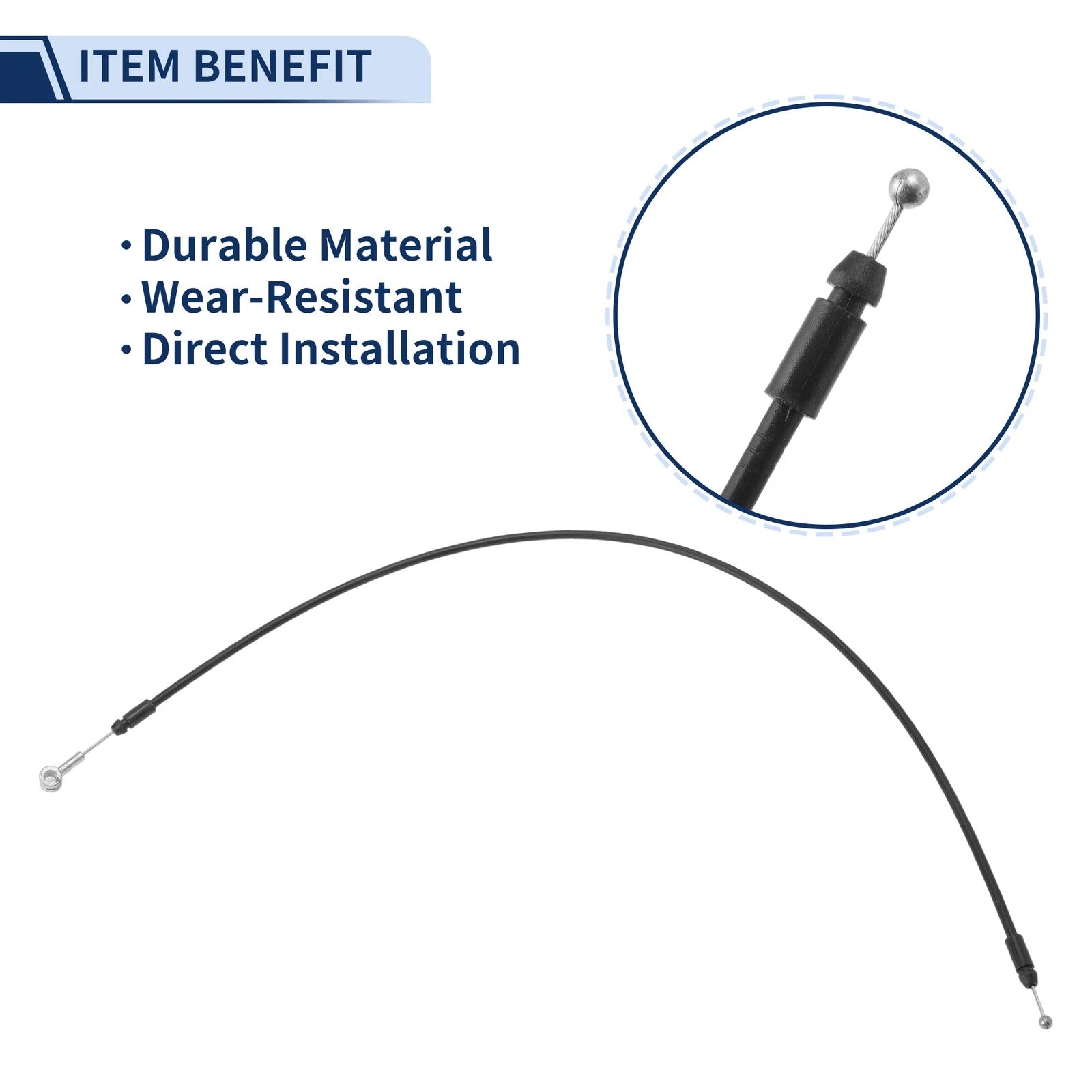 Hood Latch Release Cable for KIA RIO RIO 5 (2006–2011) No. 811901G100