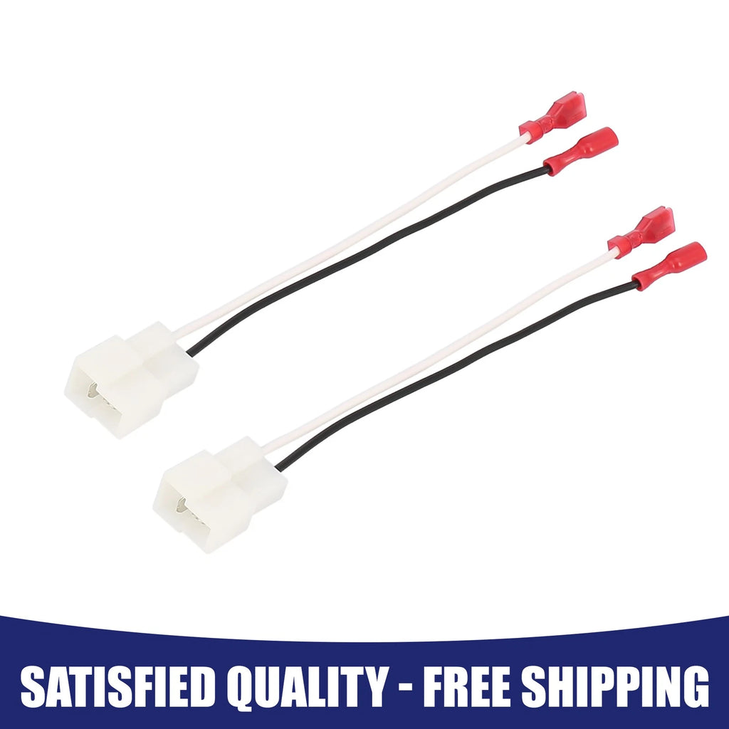 Set of 2 Car Speaker Connector Harness Adapter 72-9301 for Toyota Pickup (1984–1988)