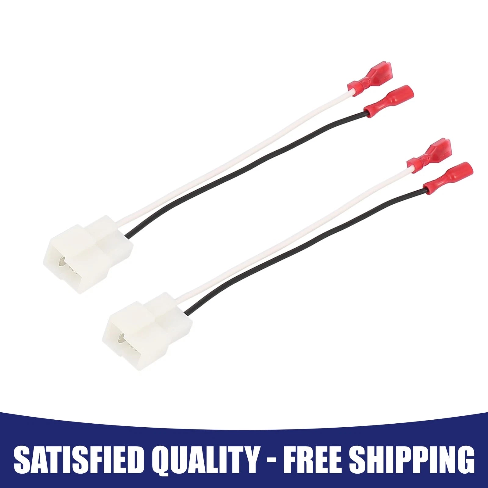Set of 2 Car Speaker Connector Harness Adapter 72-9301 for Toyota Pickup (1984–1988)