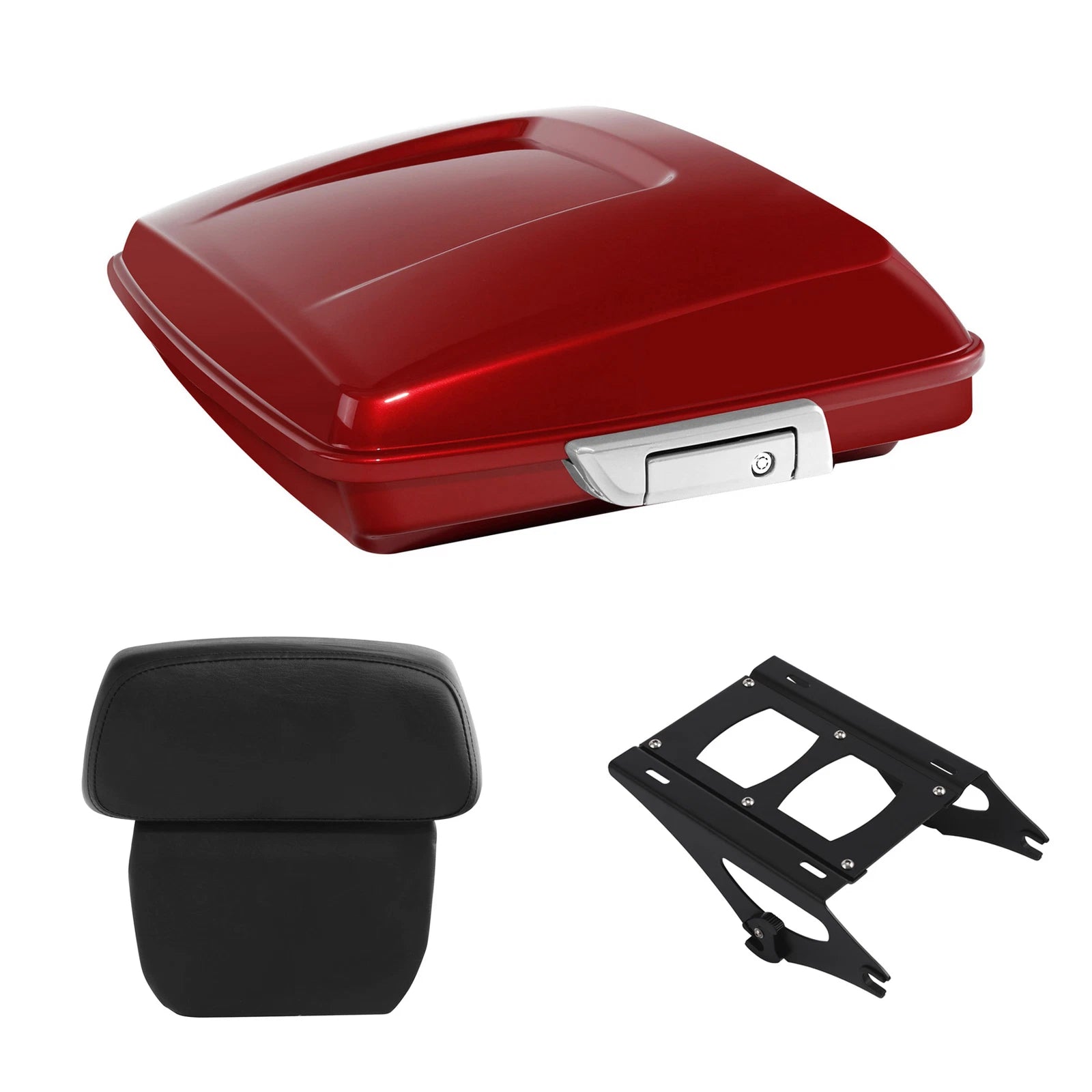 Razor Trunk Backrest Mount for Harley Street Glide (2014–2026) Wicked Red
