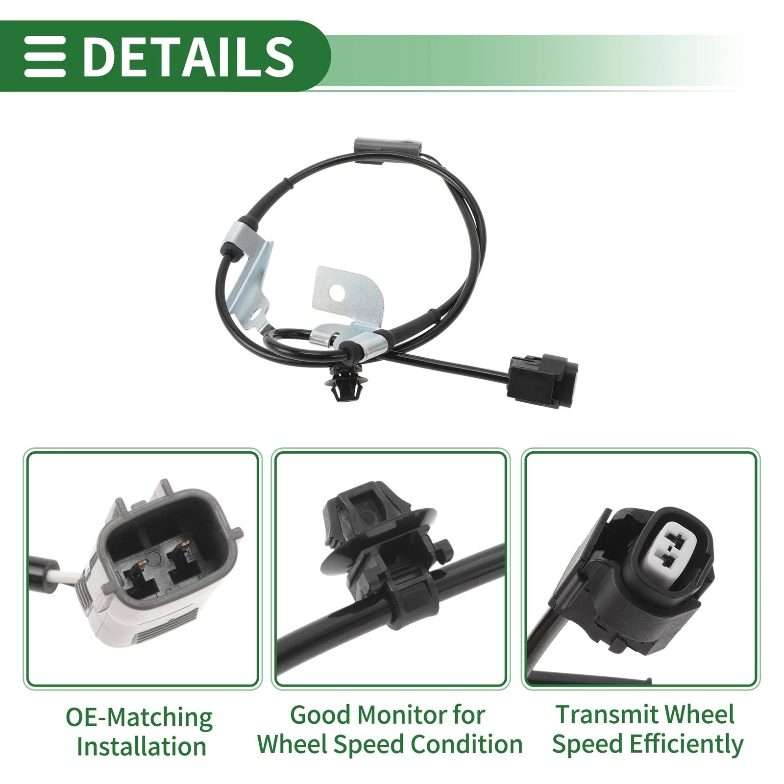 ABS Wheel Speed Sensor for Mazda RX-8 (2003–2012) No.F1514373X/F1514373XA