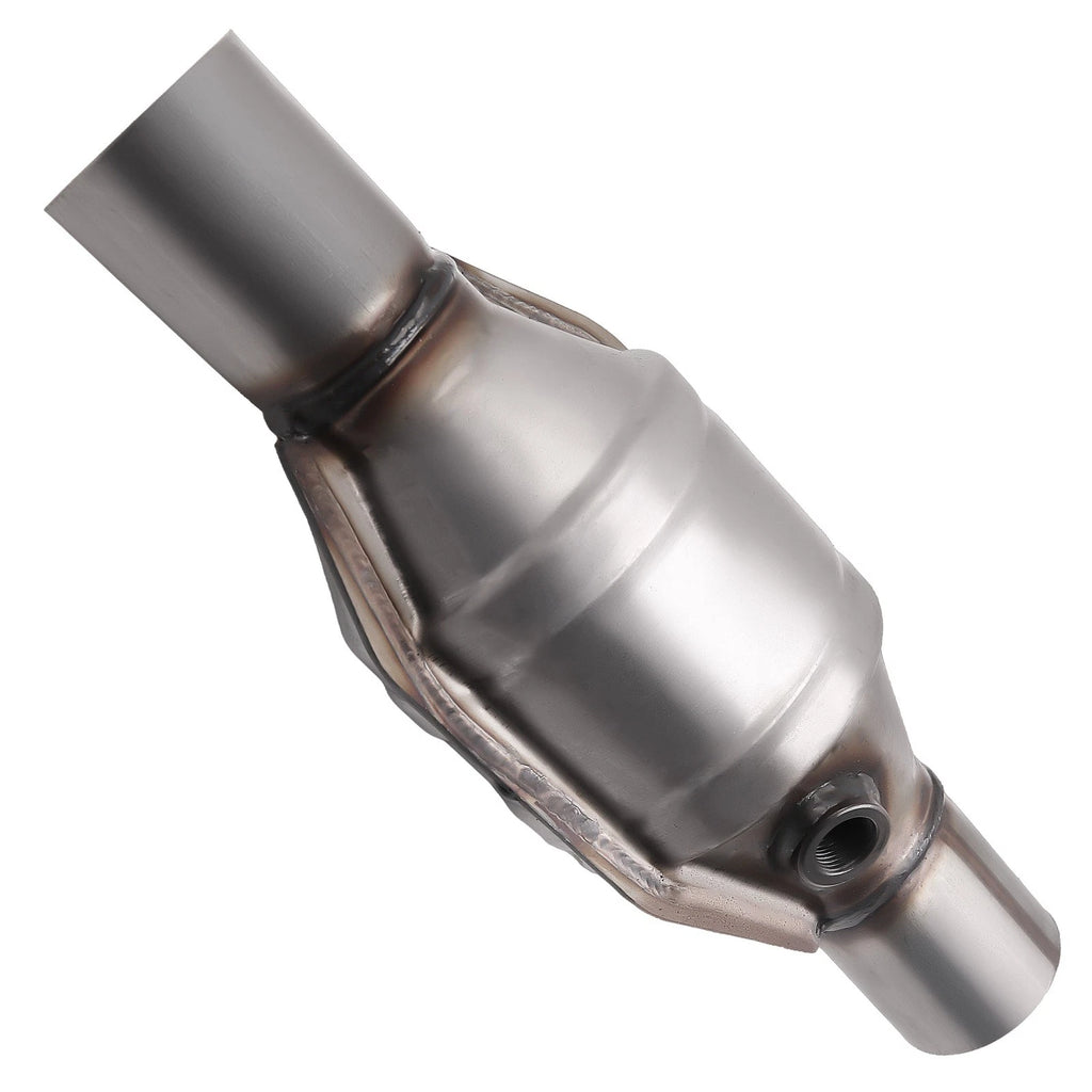 2X 2.25" Inlet/Outlet Universal Catalytic Converters Stainless Steel 13" Length