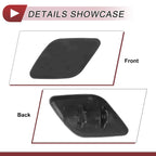 Front Left Bumper Trim Nozzle Cover for BMW X6 (2008–2014) No. 51657052427 Black