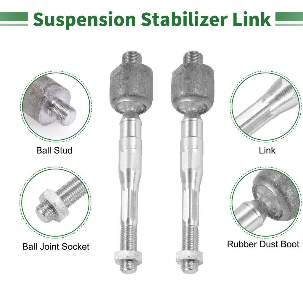 10pcs Front Suspension Kit for Honda Civic  - Tie Rod End, Sway Bar Link, Ball Joint