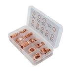 200pcs Diesel Injector Copper Seal Washer Installation for Car Marine
