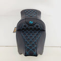 Saddlemen Roadsofa Seat for Harley-Davidson Touring (2008–2023) - Teal Lattice Stitch