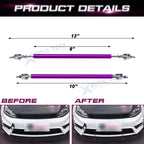 Purple Aluminum Alloy Front Lip Rear Splitter Tie Bars for GMC (2015-2020)