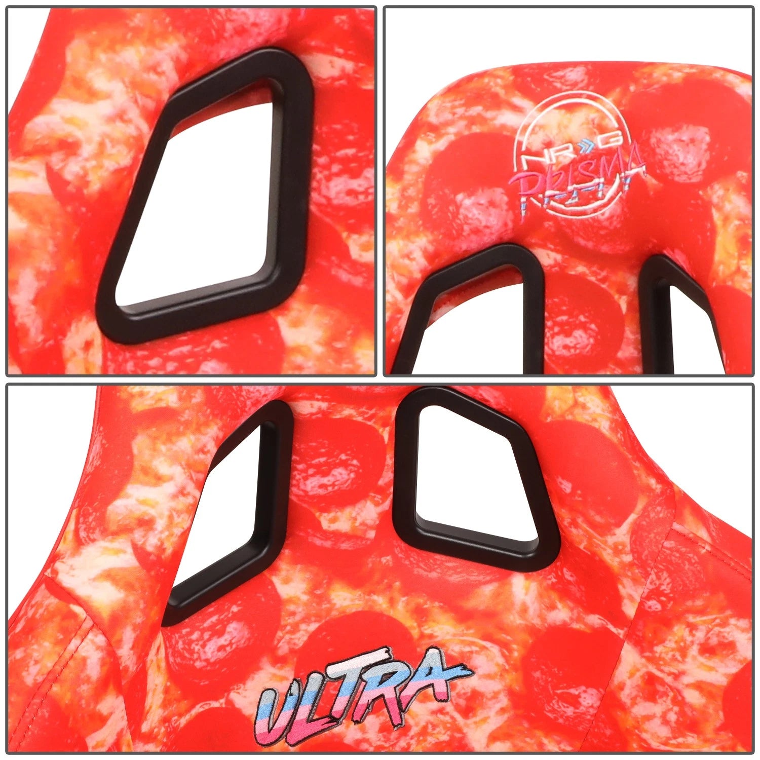 NRG Large Size Fixed Back Bucket Racing Seat for Universal Fit (No Year)